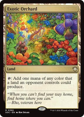 Exotic Orchard card from Commander: Secrets of Strixhaven