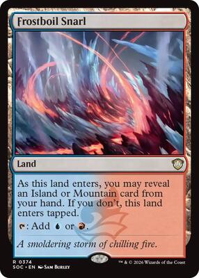 Frostboil Snarl card from Commander: Secrets of Strixhaven