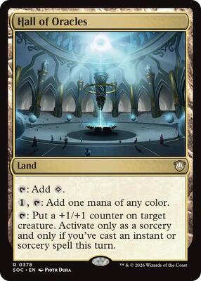 Hall of Oracles card from Commander: Secrets of Strixhaven