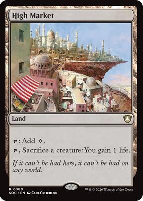 High Market card from Commander: Secrets of Strixhaven