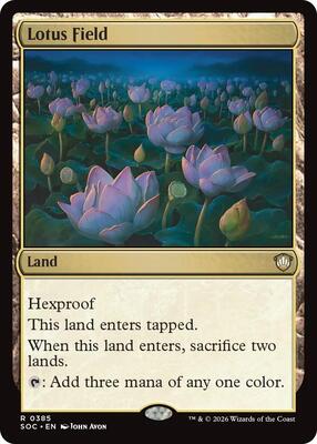 Lotus Field card from Commander: Secrets of Strixhaven
