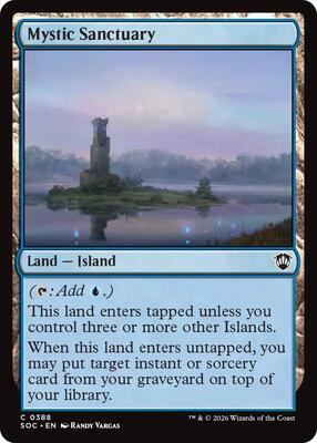 Mystic Sanctuary card from Commander: Secrets of Strixhaven