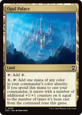 Opal Palace card from Commander: Secrets of Strixhaven