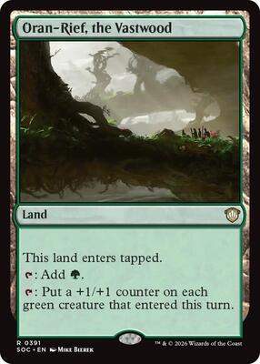 Oran-Rief, the Vastwood card from Commander: Secrets of Strixhaven