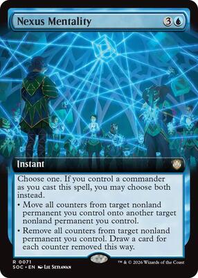 Nexus Mentality (Extended Art) card from Commander: Secrets of Strixhaven