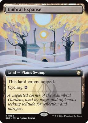 Umbral Expanse (Extended Art) card from Commander: Secrets of Strixhaven