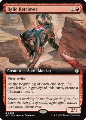 Relic Retriever (Extended Art) card from Commander: Secrets of Strixhaven