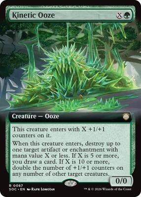 Kinetic Ooze (Extended Art) card from Commander: Secrets of Strixhaven