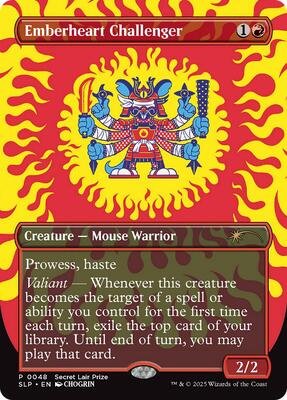 Emberheart Challenger card from Secret Lair Showdown