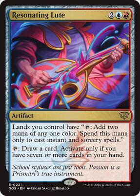 Resonating Lute card from Secrets of Strixhaven