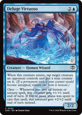 Deluge Virtuoso card from Secrets of Strixhaven