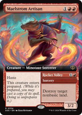 Maelstrom Artisan (Extended Art) card from Secrets of Strixhaven
