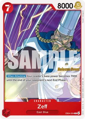 Zeff card from Adventure on Kami's Island Release Event Cards