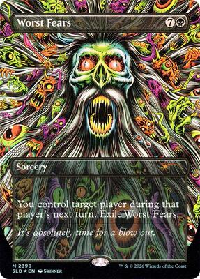 Worst Fears card from Secret Lair Drop Series
