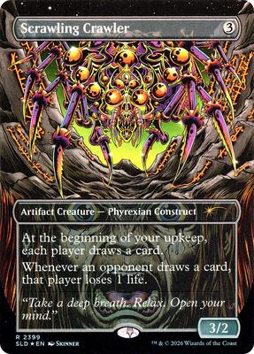 Scrawling Crawler card from Secret Lair Drop Series