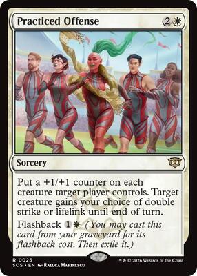 Practiced Offense card from Secrets of Strixhaven