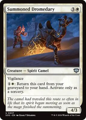 Summoned Dromedary card from Secrets of Strixhaven