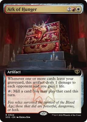 Ark of Hunger (Extended Art) card from Secrets of Strixhaven