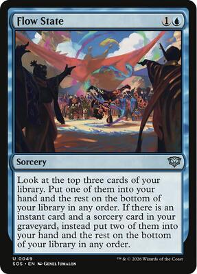 Flow State card from Secrets of Strixhaven