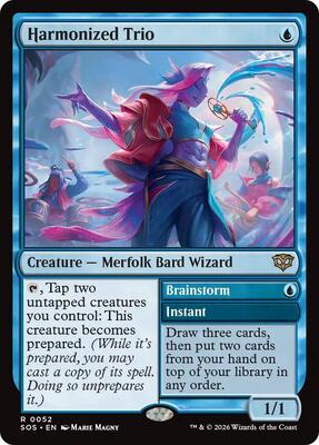 Harmonized Trio card from Secrets of Strixhaven