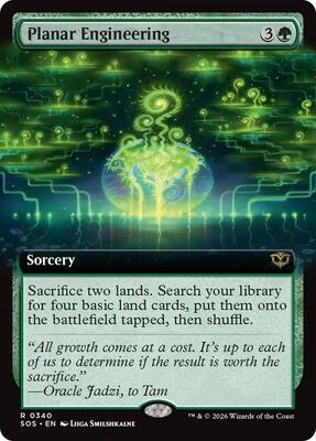 Planar Engineering (Extended Art) card from Secrets of Strixhaven