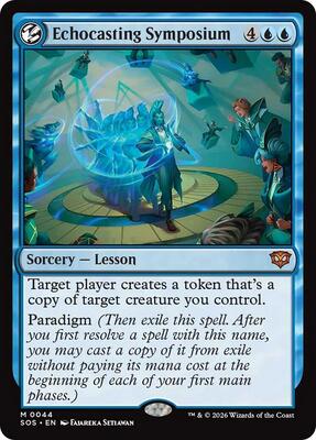 Echocasting Symposium card from Secrets of Strixhaven