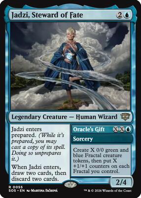 Jadzi, Steward of Fate card from Secrets of Strixhaven