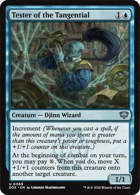Tester of the Tangential card from Secrets of Strixhaven