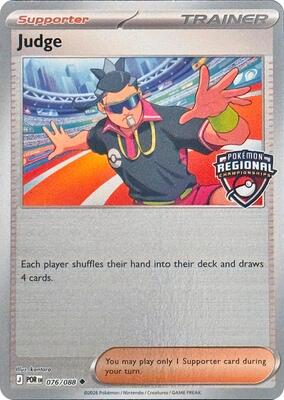 Judge - 076/088 (Regional Championships) card from League & Championship Cards