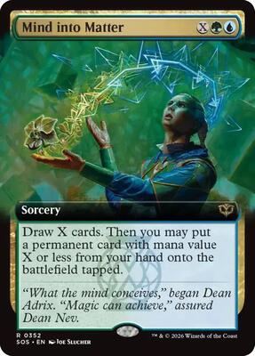 Mind into Matter (Extended Art) card from Secrets of Strixhaven
