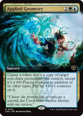 Applied Geometry (Extended Art) card from Secrets of Strixhaven