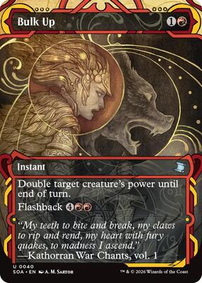 Bulk Up card from Secrets of Strixhaven: Mystical Archive