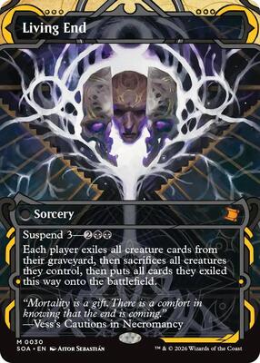Living End card from Secrets of Strixhaven: Mystical Archive