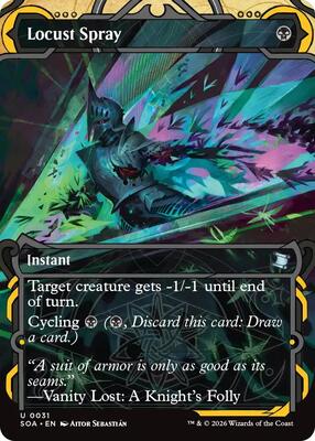 Locust Spray card from Secrets of Strixhaven: Mystical Archive