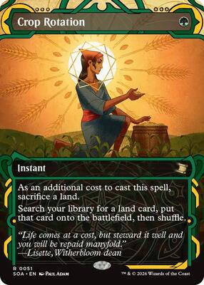 Crop Rotation card from Secrets of Strixhaven: Mystical Archive