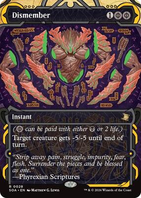 Dismember card from Secrets of Strixhaven: Mystical Archive