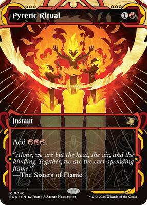 Pyretic Ritual card from Secrets of Strixhaven: Mystical Archive