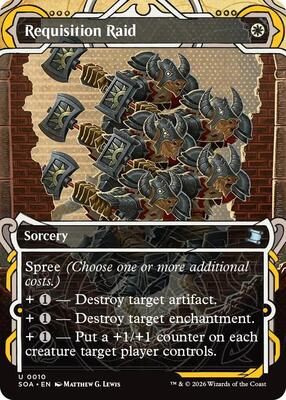 Requisition Raid card from Secrets of Strixhaven: Mystical Archive