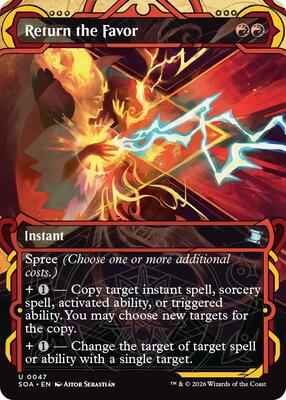Return the Favor card from Secrets of Strixhaven: Mystical Archive