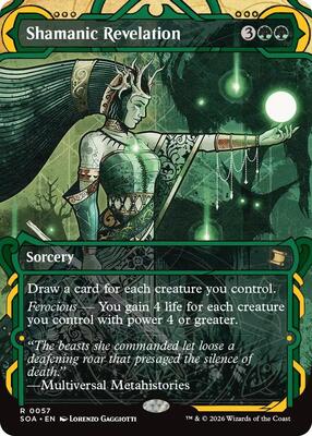 Shamanic Revelation card from Secrets of Strixhaven: Mystical Archive