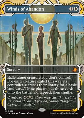 Winds of Abandon card from Secrets of Strixhaven: Mystical Archive