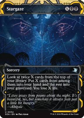 Stargaze card from Secrets of Strixhaven: Mystical Archive