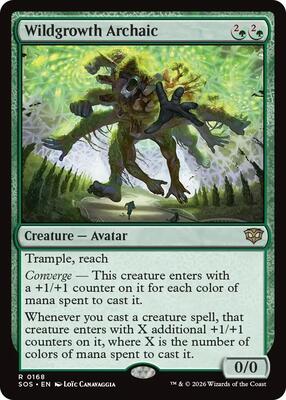 Wildgrowth Archaic card from Secrets of Strixhaven