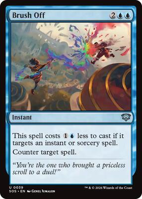 Brush Off card from Secrets of Strixhaven