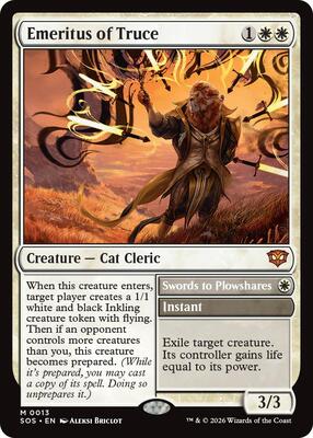 Emeritus of Truce card from Secrets of Strixhaven