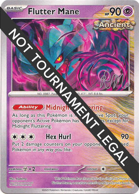 Flutter Mane - 2025 (Riley McKay) card from World Championship Decks