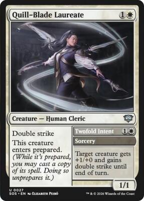 Quill-Blade Laureate card from Secrets of Strixhaven