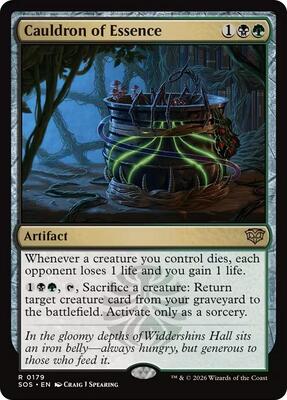 Cauldron of Essence card from Secrets of Strixhaven