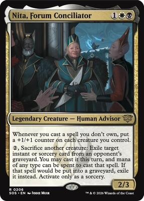 Nita, Forum Conciliator card from Secrets of Strixhaven
