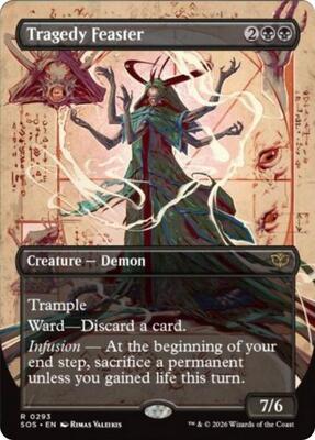 Tragedy Feaster (Borderless) card from Secrets of Strixhaven